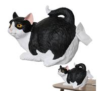 Tissue Box Holder, Cat Tissue Dispenser Butt - Container for Home Car Bedside Table Bedroom Storage Bathroom Desk Kitchen Table