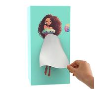 Tissue Box Holder Lady Skirt Flying Girl Facial Tissues Napkin Holder Cute