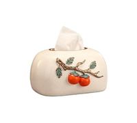 Tissue Box Holder Tissue Box Persimmon Shape Relief Home Living Room Decorative Ornaments