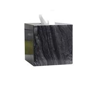 Tissue Box Holder Tissue Box Tissue Box Cover Marble Rectangular Stylish,Cube for Dining Room,Bedroom,Dresser Decoration/1583 (Color : B, Size : Square)