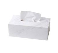 Tissue Box Holder Tissue Box Tissue Box Cover Marble Rectangular Stylish,Cube for Dining Room,Bedroom,Dresser Decoration/1583 (Color : A, Size : Rectangle)