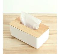 Tissue Box Holders,Rectangular Paper Holder,Tissue Box Cover Wooden Cover Napkin Holder,Wooden Facial Tissue Box Tissue Dispenser for Home Office Car Tissue Cover(21X13X9.5CM)