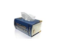 Tissue Box Holders Tissue Box Cover Retro Books Boxes Household Kitchen Storage Fun Bathroom Decor(B)