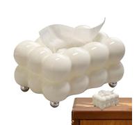 Tissue Box - PP Facial Paper Organizer | Bubble Tissue Box Holder | cloud-like Facial Paper Organizer Dispenser For Easy Access,Suitable For Living Room,Tabletop,kitchen,dressing Table,desk,car