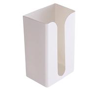 Tissue Box, Self-adhesive Tissue Box Holder Wall-mounted Kitchen Paper Dispenser, Versatile Wall Holder for Facial Tissues, For Attaching To Walls And Cupboards (White)