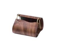 Tissue Box， Simple Wood Grain Household Coffee Table Tissue Storage Box, Solid Living Room Desktop(B)