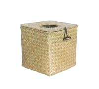 Tissue Box Square Tissue Box Cover To Hold Napkins Perfect For Decorating A Bathroom Or Cottage(Khaki)