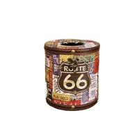 Tissue Box Tissue Box Drawstring Cylindrical European Creative Retro Napkins Paper Holder Covers(D)