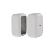 Tissue Box Tissue Box Soft Waterproof Cover Silicone Reusable Wet Wpe Holder Room Bathroom Kitchen Storage for Living Room(White)