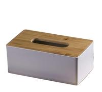 Tissue box Tissue Box Table Napkin Rings Case Paper Container Cover Solid Wood Storage Home Decoration(Light Grey)