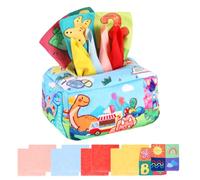 Tissue Box Toy,High Contrast Crinkle Paper Sensory Toys | Educational Activities & Toddler Toys for Kids Ages 6-12 Months, Toys
