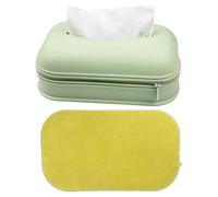 Tissue Box - Vanity Storage Containments, Container Case for Desk and Car Accessories, Water Resistant Attribute, Full Circumference Fastener Function, Home Organization for Napkins