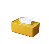 Tissue Boxes Plastic Napkin Holder Home Bedroom Bedside Pumping Paper Storage Kitchen & Organization For Home(YELLOW)