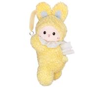 Tissue Container, Plush Dispensing Organizer, Adorable Animal Character, Universal Strap Securing System, Console Armrest Storage, Fun Accessories for Auto, Truck, & Home Environment