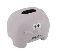 Tissue Dispenser Box, Durable Decorative Tissue Holder, Multifunctional, Practical for Home Use (Gray Elephant)