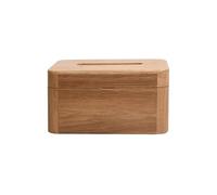 Tissue Dispenser Box Solid Wood Tissue Box Living Room Dining Table Office Storage Box Retro Paper Box Home Coffee Table Tissue Box Tissue Box Holder (A)