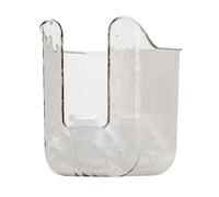 Tissue Dispenser - Wall Mount Box, Bathroom Tissue Holder | Transparent Wipe Storage Case, Reusable No Drill Mount Box for Paper Towels Organization for Kitchen Bedroom Restroom Wall Use