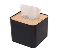 Tissue For Case Gifts For Friend Relative Neighbor Various Occasions Presents Non Toxic Napkin Holder Tissue Box Square White Black Wood Farmhouse