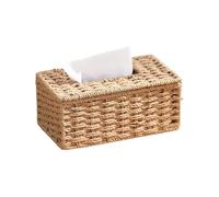 Tissue Holder From Natural Fibers Multifunctional Storage Solution for Countertops Cabinets Drawers Handwoven Paper Rope Tissue Holder