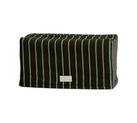 Tissue Holders Decorative Elegant Striped Holder In Cotton Fabric Napkins Organizers Home Needs(Green Stripes,Rectangular tissue)