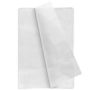 Tissue Paper 30 Sheets, YUNJU Gift Wrap, MF and Acid Free, Decoupage Large 20 X 30 Size, Wrapping Decorative Sketch and Cutting Paper for Art Craft & Packing - White