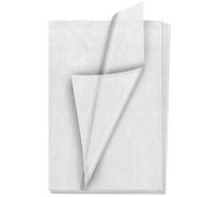 Tissue Paper 50 Sheets, YUNJU Gift Wrap, MF and Acid Free, Decoupage Large 20 X 30 Size, Wrapping Decorative Sketch and Cutting Paper for Art Craft & Packing - White