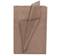 Tissue Paper 50 Sheets, YUNJU Gift Wrap, MF and Acid Free, Large 20 X 30 Size, Wrapping Decorative Sketch and Cutting Paper for Art Craft & Packing - Brown