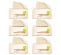 Tissue Paper Extraction Type Natural Bamboo Pulp 6 Packs