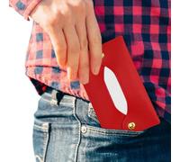 Tissues Purse Pocket | Tissue Sub-Package Storage Bag, Tissue Box Holder Car Interior Supplies for Home, The-Go, and Campers