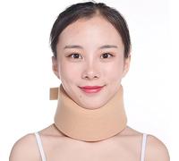 TIST Cervical Collar, Soft Sponge Neck Brace Universal Cervical Collar, Adjustable Neck Support Brace for Sleeping Relieves Neck Pain and Spine Pressure (Size : small)