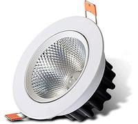 TIST Downlight Led Spotlight Living Room Ceiling Back Wall Ceiling Light 3w Aisle Hallway Light Recessed (Color : Neutral Light, Size : 3W)