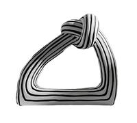 TIST Modern Creative Decorative Ornaments Home Model House Black And White Lines Triangle Knot Ornaments