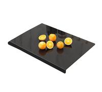 Tisujune Acrylic Cutting Board with Counter Lip - Non-Slip Acrylic Mat | Fruit Cutting Board | for Home Meal Food Preparation Vegetables Fruits Meat Bread