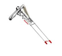 Tisujune Automatic Spring Fishing Rod Holder for Ground | Portable Fishing Rod Bracket - Adjustable Stainless Steel Angling Pole Stand for Men Women Fishermen Anglers Freshwater Saltwater