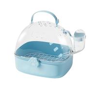 Tisujune Bird Carrier Cage,PVC Chinchilla Carrier Cage With Water Bottle - Spacious Pet Bird Carrying Supplies for Chinchillas Macaws Conures Cockatiels Sparrow Hedgehog Budgies Lovebirds