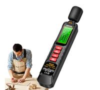 Tisujune Decibel Meter Sound Level Reader - Db Meter | A-weighted Range 30-130dB Professional Data Hold LCD Display Backlight Detector for Environmental Monitoring Hearing Screening Construction