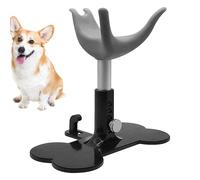 Tisujune Dog Grooming Stand,Standing Up Bathing Support - Assistive Height Adjustable Stand Ladder for Dog Bathing Trimming Showering Grooming