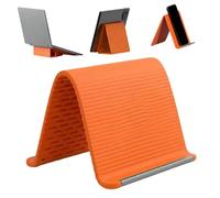 Tisujune Foldable Silicone Phone Holder,Portable Aluminium Mobile Phone Holder Stand,Anti-Slip Bendable Freely Into Any Shape Desktop Mount