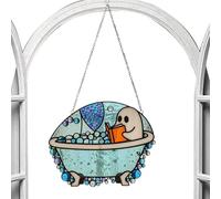 Tisujune Ghost Reading Ornament,Wall Art Ghost Reading Book Ornament - Exquisite Versatile Home Pendant Decor for Hotel Bedroom Living Room