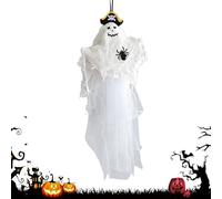 Tisujune Halloween Ghost Decorations - Holiday Ghost Ornaments Spooky Decor - Party Supplies Home Decorations for Outdoor Indoor Haunted House Yard Bedroom Living Room Porch Window