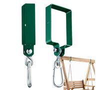 Tisujune Heavy Duty Swing Hangers,2-Piece Porch Swing Hardware - Connects Carabiner Extension Replacement Bracket for Playground Outdoor Garden Patio