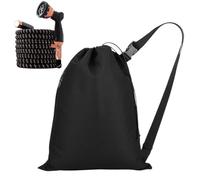 Tisujune Hose Storage Bag - Heavy Duty Pouch with Drawstring - Lightweight Water Pipe Holder Case - for Outdoor Yard Patio Garage Shed Lawn Farm Boating Camping Road Trips Gardeners Farmers