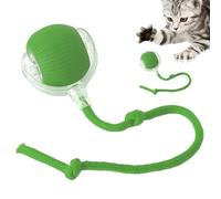Tisujune Interactive Dog Cat Toy,360° Smart Automatic Rolling Pet Ball,Electric Mate Cat Toy,Vibrating Self Moving Dog Ball with Tail