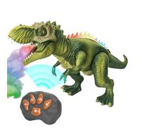 Tisujune Remote Dinosaur,Moving Dinosaur Toy | Light Up Walking Animal with Spray for Travel Backyard Outdoor Kindergarten Home Classroom