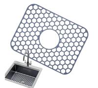 Tisujune Silicone Sink Mats, Silicone Sink Protector Bottom Grid Mat, Large Tableware Dishes Protection Farmhouse Basin Pad for Porcelain Stainless Steel Bathroom Dorm Home