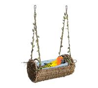 Tisujune Small Animal Hammocks,Chew-Proof Breathable Suspension Bed,Pet Hammock for Cage with Removable Mat | for Syrian Dwarf Guinea Indoor Home Sugar Glider