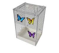Tisujune Spider Enclosure,Clear Praying Mantis Breeding Box - Ventilated Spider Container for Scorpion Roach Crickets Ant Mantis Home Zoo Classroom Outdoor
