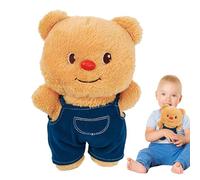 Tisujune Stuffed Bear | Plush Throw Pillow Toys - Cartoon Stuffed Animal Pillow - for Bedroom Living Room Study Car Sofa Bed Kids Teens Adults Collectors Playtime Travel
