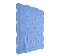 Tisujune Toddler Blanket | Embossed Cotton Nursery Wrap | Portable Soft Nursery Quilt, Machine-Washable Stroller Mat for Boys Girls Kids Toddler