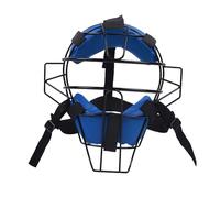 Tisujune Umpire Face Masque - Protective Adjustable Harness Softball Fielder's Masque,Lightweight Comfortable Fit Traditional Hollow Steel Protective Softball Umpire Does Not Obstruct View